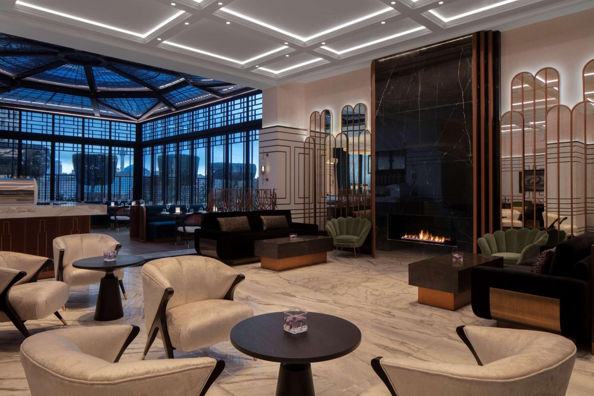 Hotel Grand Hyatt Amán Exterior foto The lobby of the hotel